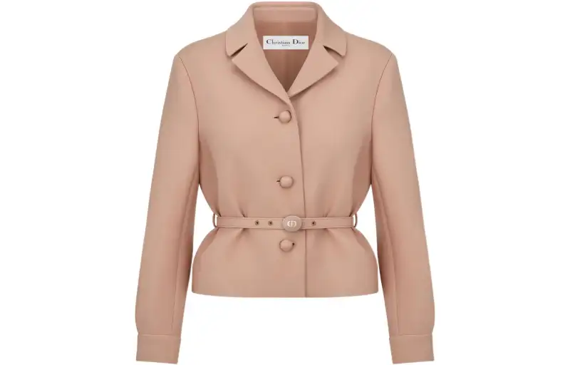 DIOR Business Suits Women's Pink Suit Collar Moderate