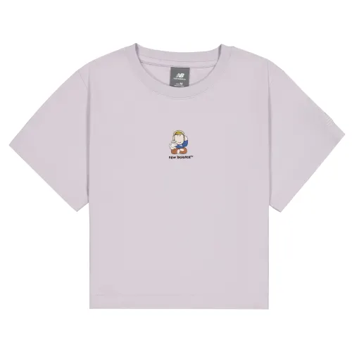 New Balance T Shirt Women's Light Purple Gray