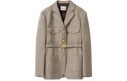 MIU MIU Business Suit Coat Women's Light Umber