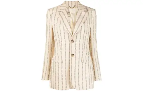 【Previous Season】Journey jacquard single-breasted blazer