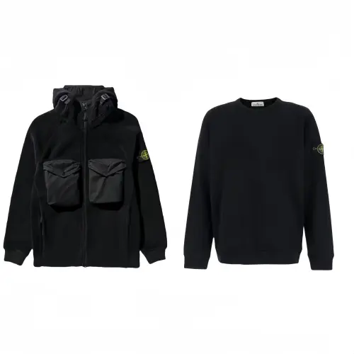 STONE ISLAND Casual Sportswear Unisex Black