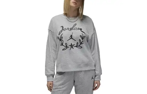 Jordan Brooklyn Fleece Sweatshirt Women's Gray