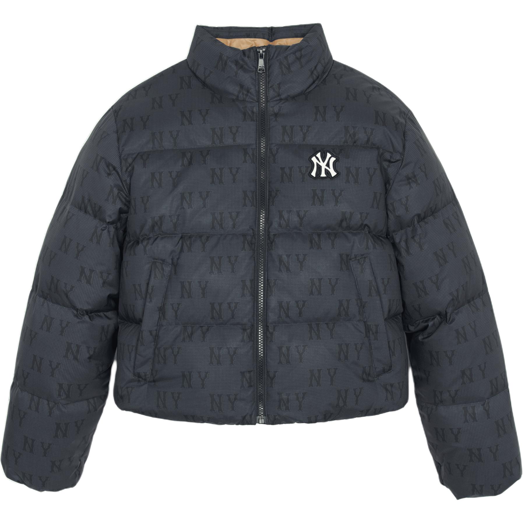 Женская куртка-пуховик MLB MONOGRAM (черная)