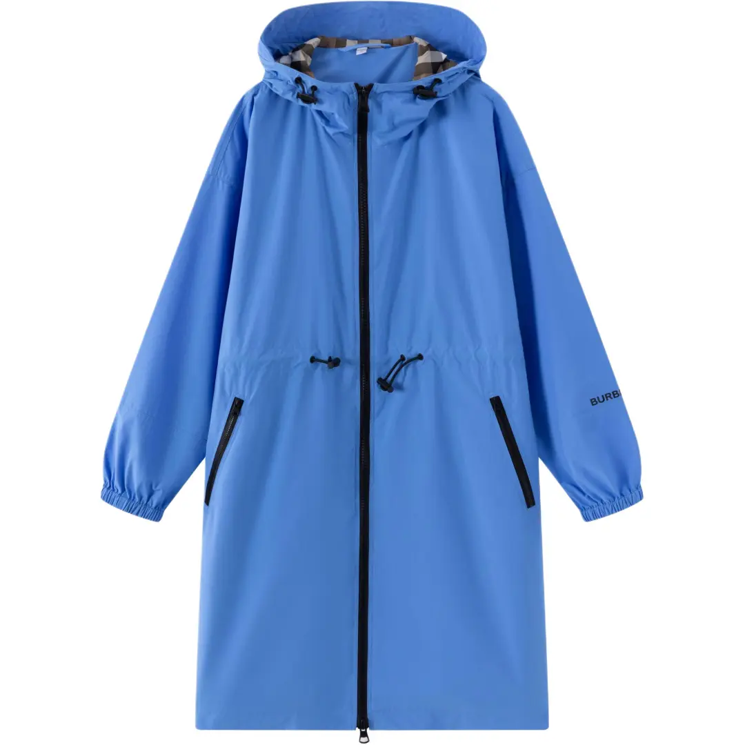 Burberry Trench Coat Unisex Sky Blue