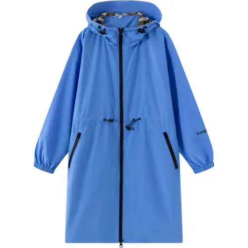 Burberry Trench Coat Unisex Sky Blue