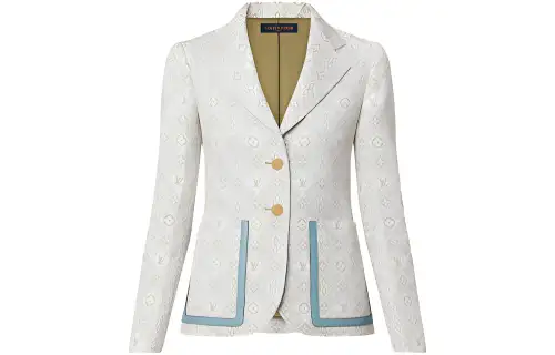 LOUIS VUITTON Business Suit Coat Women's White