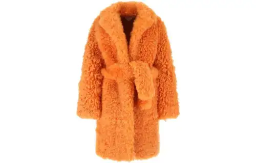 Bottega Veneta Coats Women's Orange Lapel Moderate