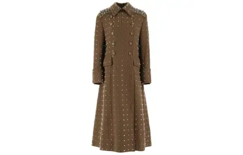 MIU MIU Coats Women's Brown Lapel Moderate