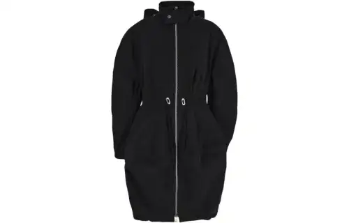 Bottega Veneta Coats Women's Black Hooded Moderate