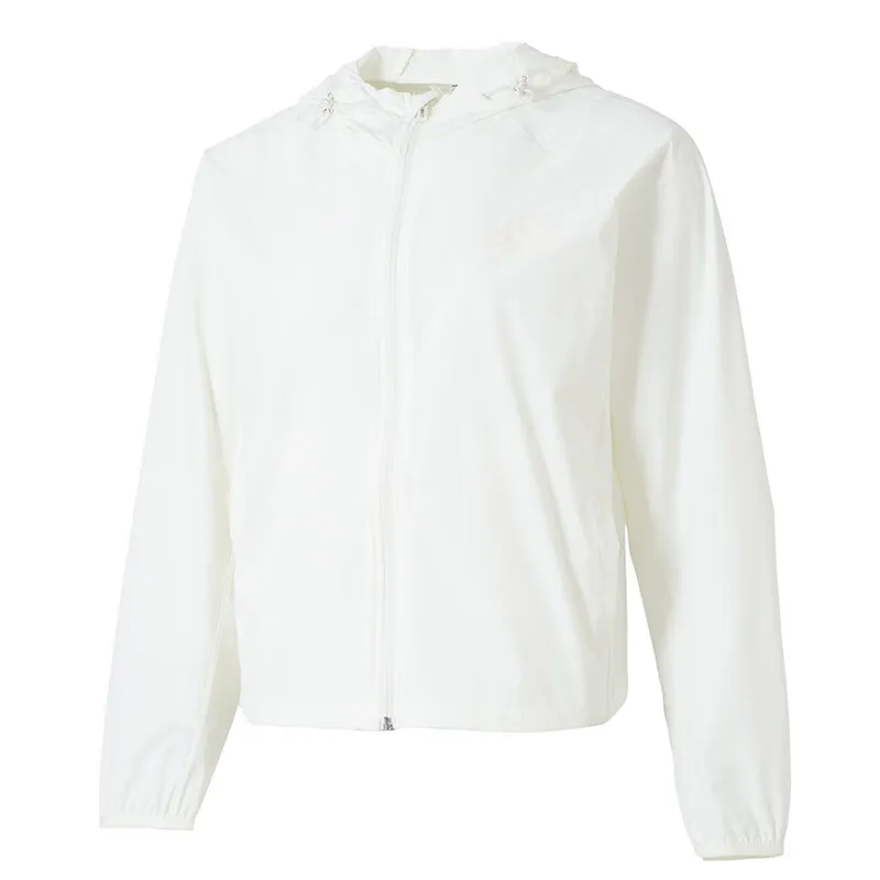 Adidas Jackets Women's Ecru Hooded (Non-detachable) Moderate