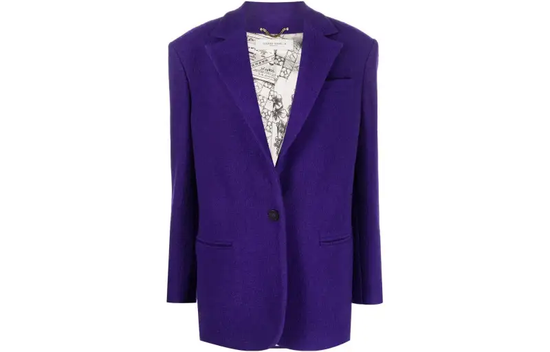 【Previous Season】notched-lapels single-breasted blazer