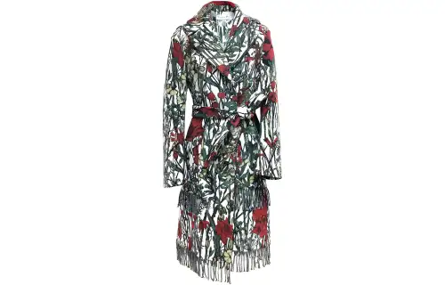 DIOR Coats Women's Green Lapel Moderate