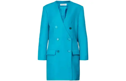 Balenciaga Blazer Dress 'Petrol Blue'