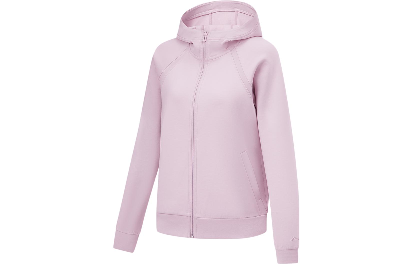 Li Ning, comfortable jacket for gym with hood, sports uniform, sweatshirt
