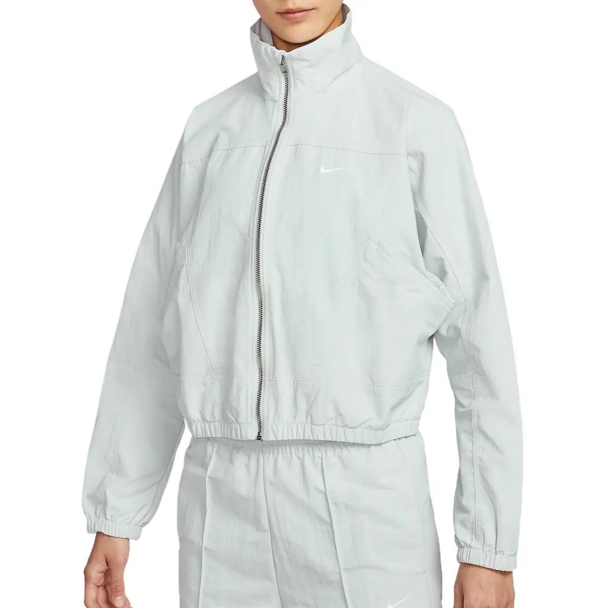 Nike Sportswear Jacket Women's Light Silver White