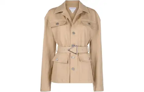 Bottega Veneta Coat Women's Light Umber