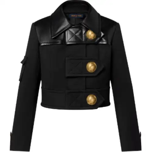 LOUIS VUITTON Jackets & Coats Women's Black
