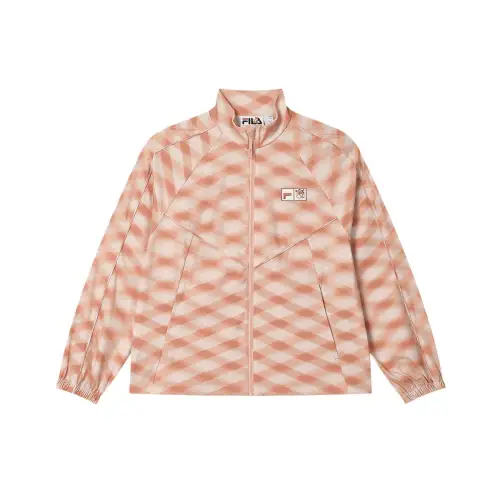 FILA x MAISON KITSUNE ORIGINALE Jacket Women's Brier Brick Red RD