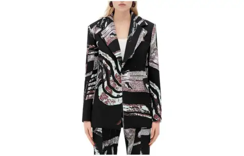Bottega Veneta Business Suits Women's Multicolor Suit Collar Moderate Other