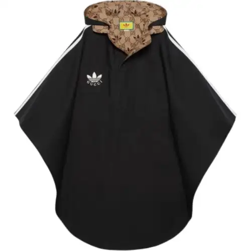 GUCCI x Adidas Originals SS23 Coat Women's Black