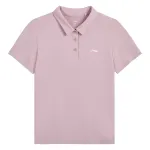 Li Ning Polo Shirt Women's Lotus Red Purple