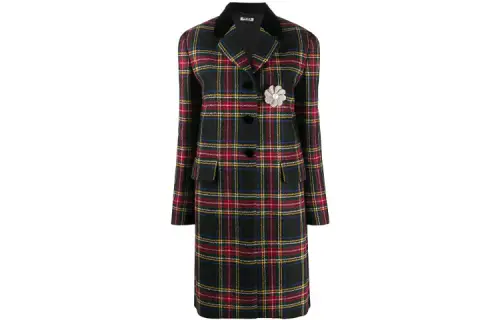 MIU MIU Coats Women's Black Lapel Moderate