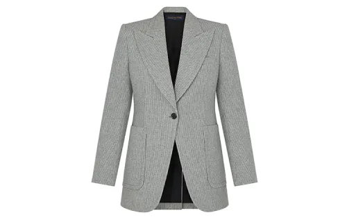 LOUIS VUITTON Business Suit Coat Women's Gray