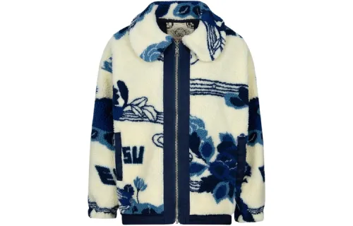 EVISU Velvet Jackets Women's Multicolor Lapel Moderate Other
