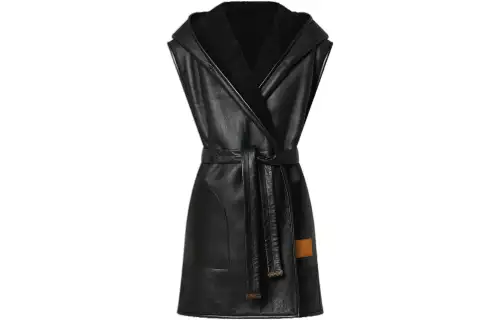 LOUIS VUITTON Coat Women's Black