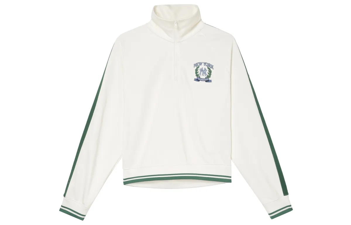 MLB New York Yankees Varsity Sportive New York Yankees Sweatshirts Sweatshirt Women's Cream