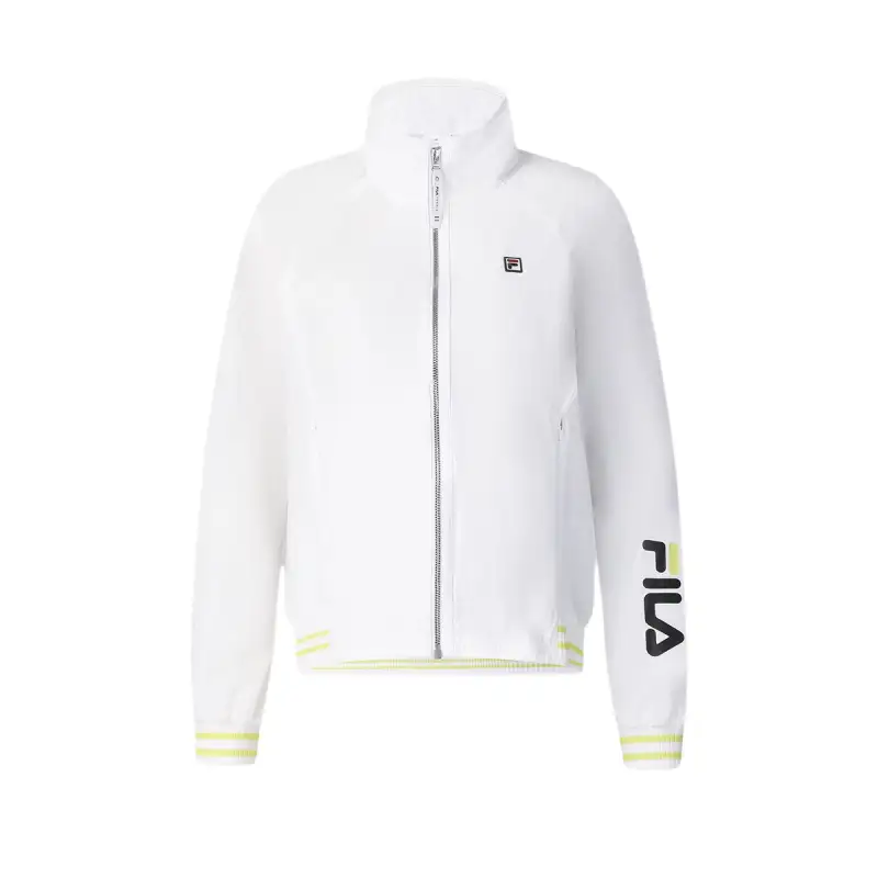 FILA Jackets Women's Jade White Stand Collar Moderate Other