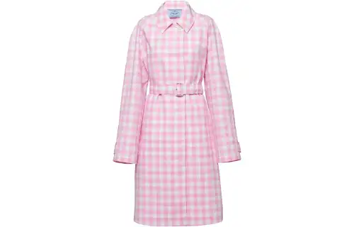 PRADA Coats Women's Pink Lapel Moderate