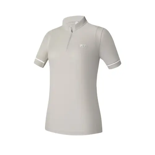 FILA Golf Polo Shirt Women's Gray Wheat BG