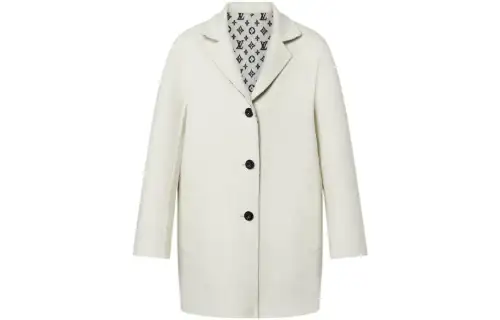 LOUIS VUITTON Coat Women's Ecru