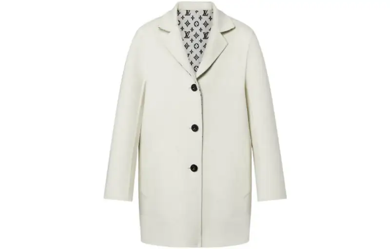 LOUIS VUITTON Coat Women's Ecru