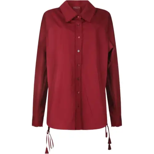 Gucci Long Sleeved Drawstring Shirt