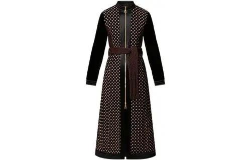 LOUIS VUITTON Coat Women's Black
