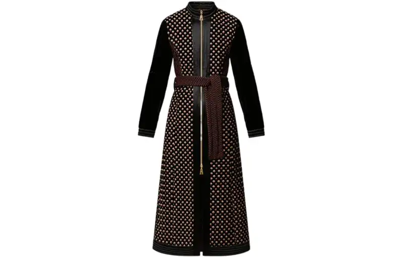 LOUIS VUITTON Coat Women's Black