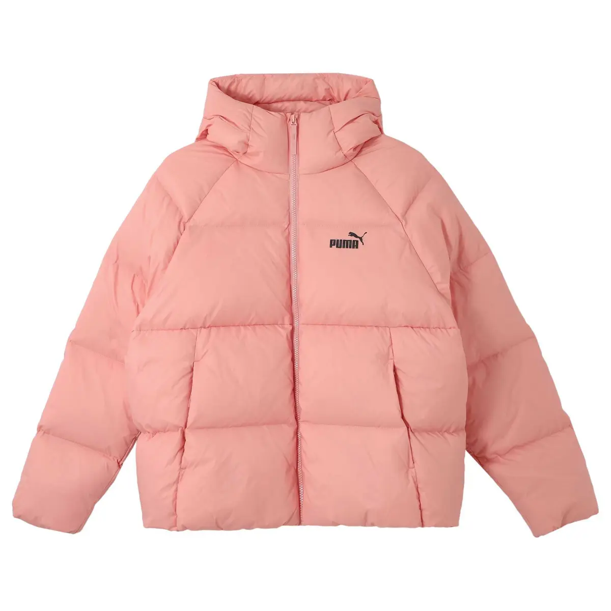 PUMA HOODED ULTRA DOWN PUFFER JACKET Down Jacket Women's Peach Pink