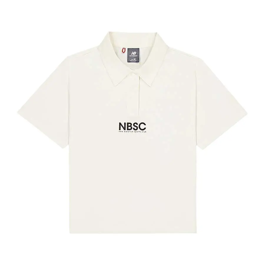 New Balance Polo Shirt Women's Ivory White