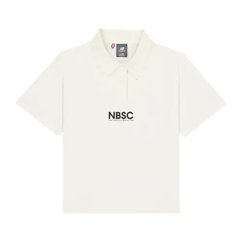 New Balance Polo Shirt Women's Ivory White