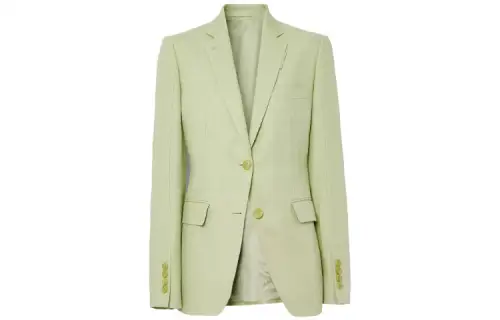 Burberry SS21 Business Suit Coat Women's Mist Green