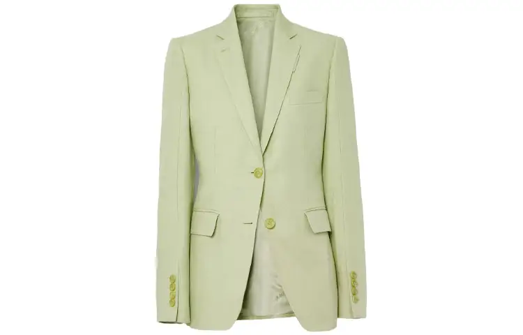 Burberry SS21 Business Suit Coat Women's Mist Green