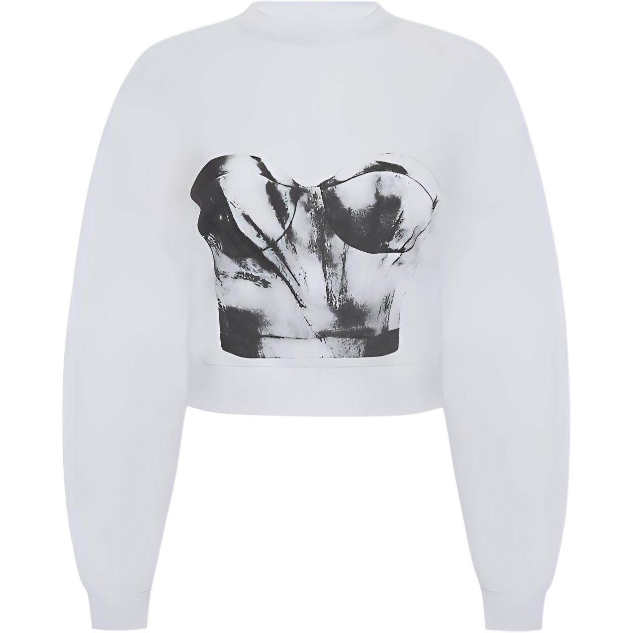 Женское худи Alexander McQueen FW22 (белое)