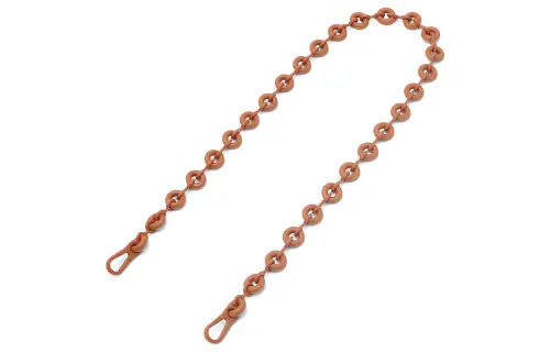 LOEWE Painted Brass Chain Strap Bag Women's Walnut