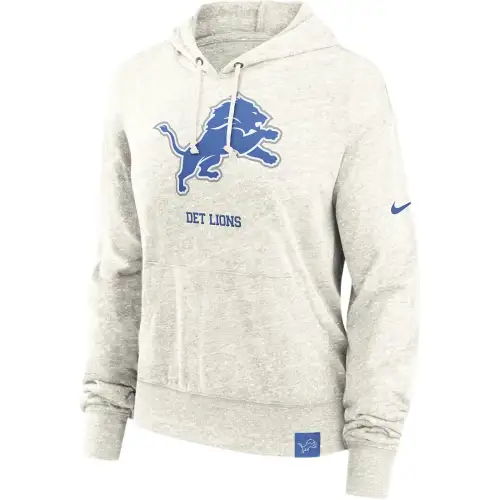 Nike Detroit Lions Gym Vintage Women's Nike Nfl Pullover Hoodie