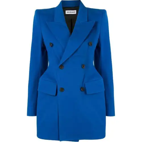 Balenciaga Jackets & Coats Regular Women's Blue