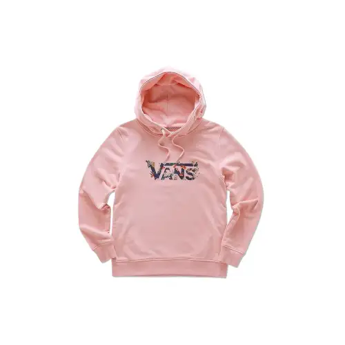 Vans Sweatshirts Women's Pink Hooded Moderate Regular