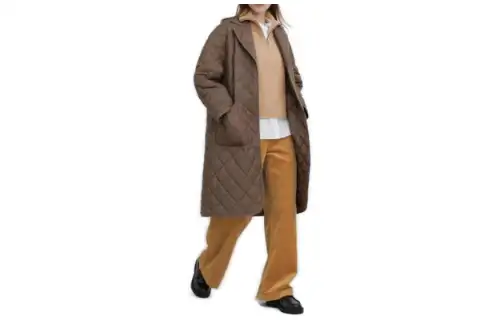 UNIQLO X Clare Waight Keller Coats Women's Light Umber Lapel Moderate