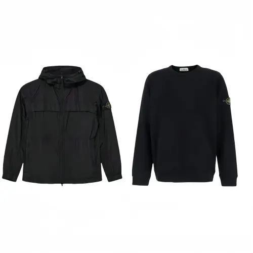 STONE ISLAND Casual Sportswear Unisex Black